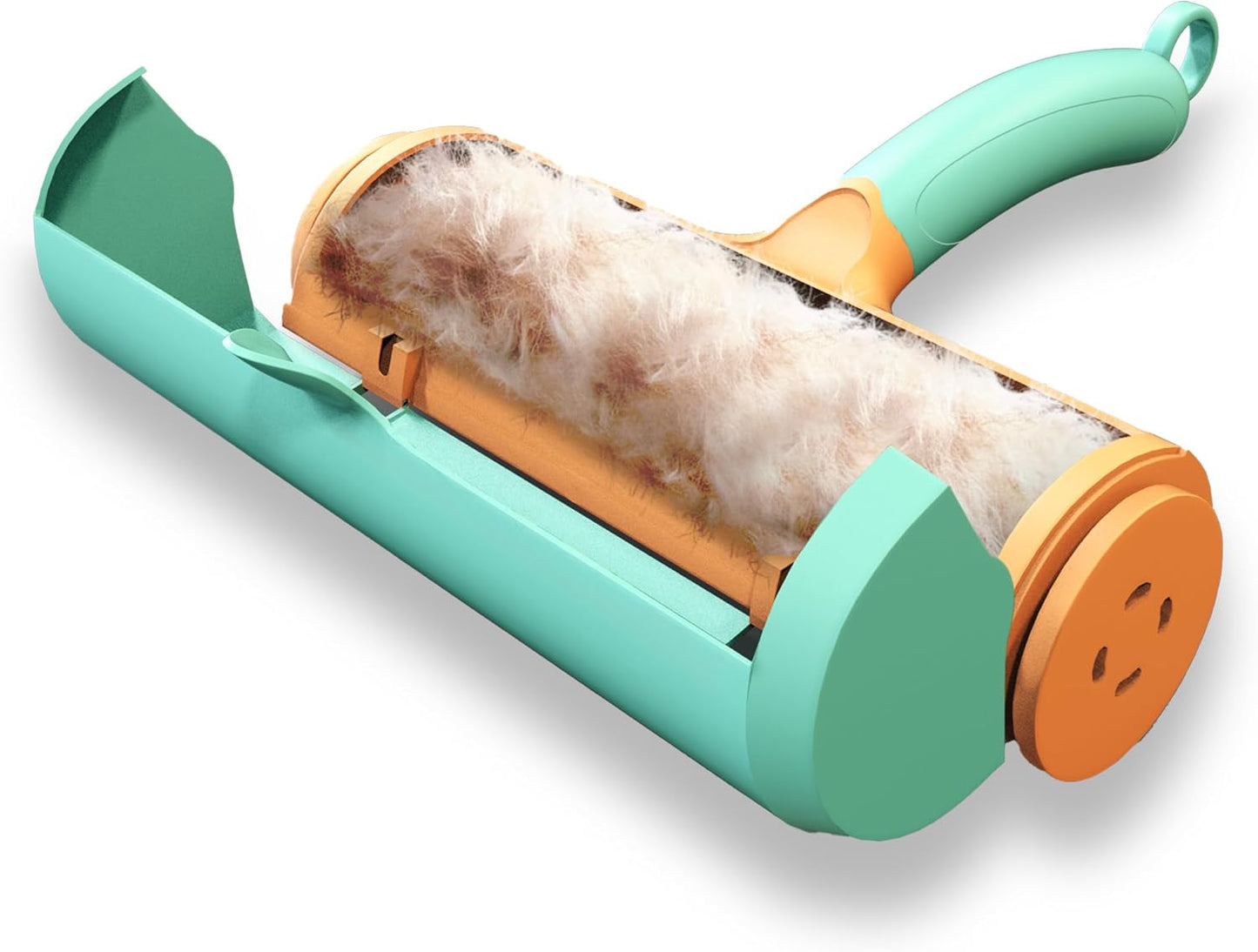 Reusable Pet Hair Cleaner–  Fast & Mess-Free Cleaning - Orange